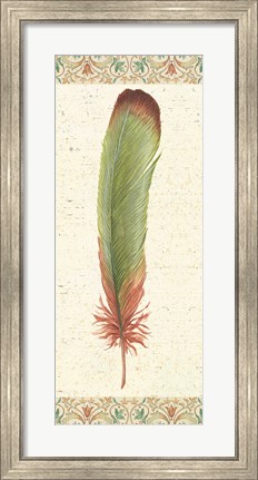 Framed Feather Tales VI Print