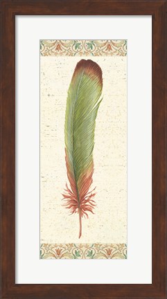 Framed Feather Tales VI Print