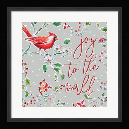 Framed Holiday Wings V Print