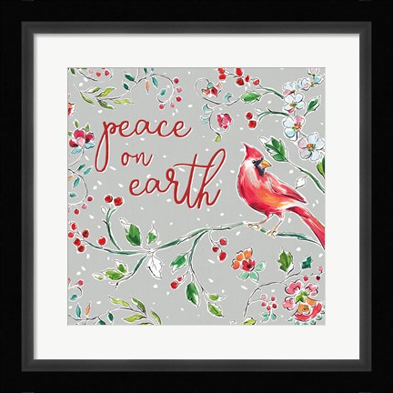 Framed Holiday Wings VI Print