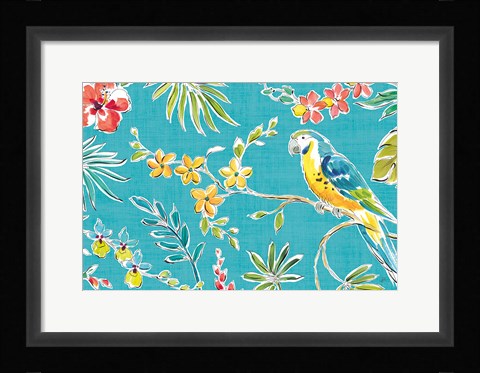 Framed Tropical Oasis II Print