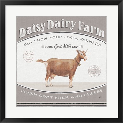Framed Vintage Farm IV Print
