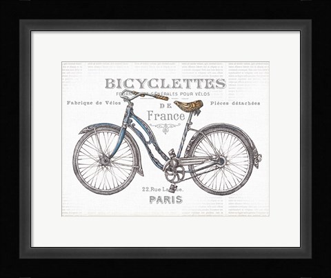 Framed Bicycles II v2 Print