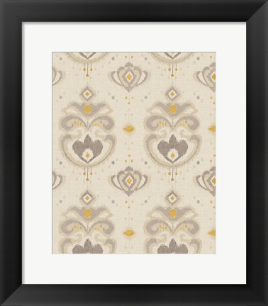 Framed Ikat Beauty Patterns Print