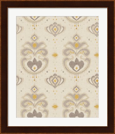 Framed Ikat Beauty Patterns Print