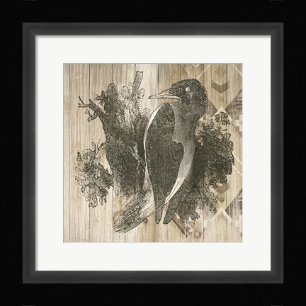 Framed Natural History Lodge VI Print