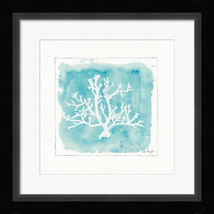 Framed Water Coral V Print