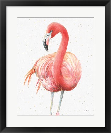 Framed Gracefully Pink IV Print