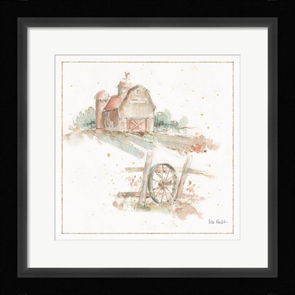Framed Farm Friends XV Print