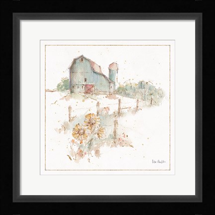 Framed Farm Friends XIV Print