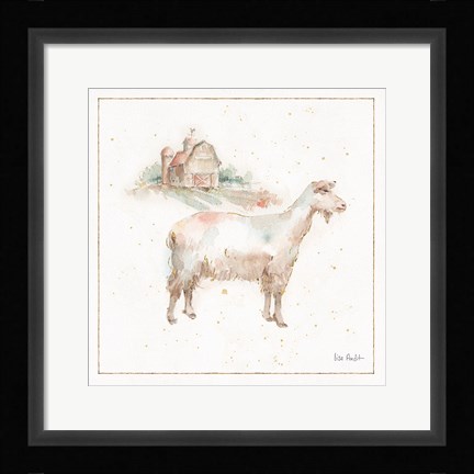 Framed Farm Friends VII Print