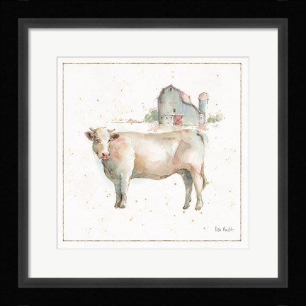 Framed Farm Friends VIII Print