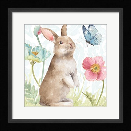 Framed Spring Softies Bunnies II Print