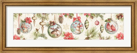 Framed Woodland Holiday VI Print