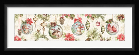 Framed Woodland Holiday VI Print