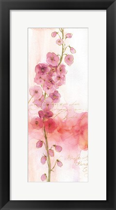 Framed Rainbow Seeds Absract Floral I Print