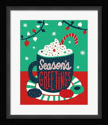 Framed Christmas Cocoa Print