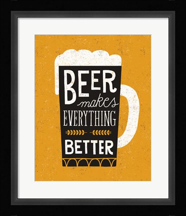 Framed Craft Beer II Print