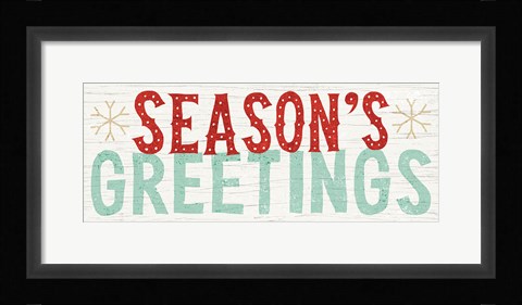 Framed Holiday on Wheels XVII Print