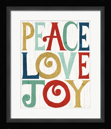 Framed Holiday on Wheels X Print