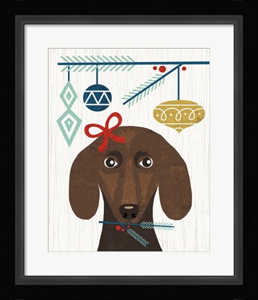 Framed Holiday on Wheels XV Print