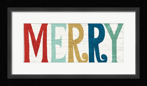 Framed Holiday on Wheels VIII Print