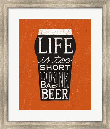 Framed Craft Beer I Print