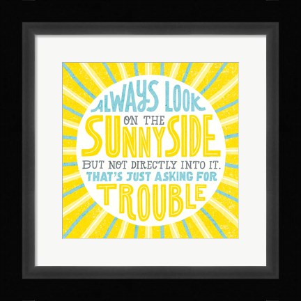 Framed Sunny Side Print