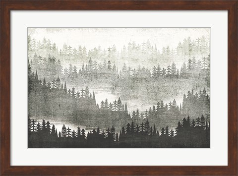 Framed Mountainscape Silver Print
