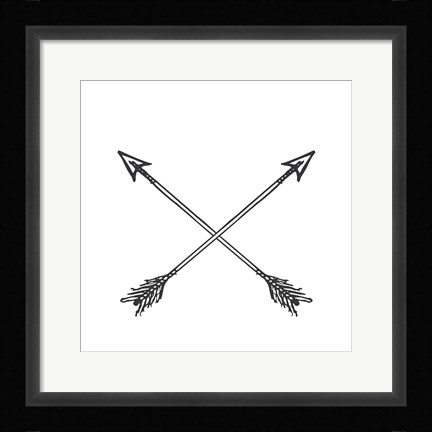 Framed Great Journey III Line Art Print