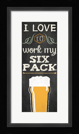 Framed Be Hoppy I Panel Print