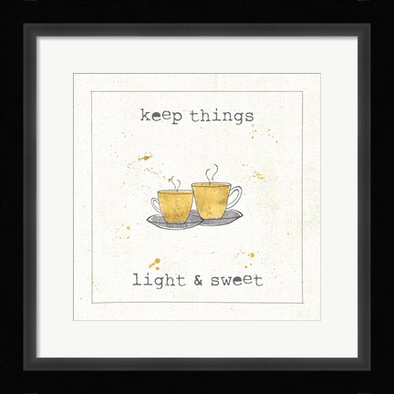 Framed Cuisine Cuties V Print