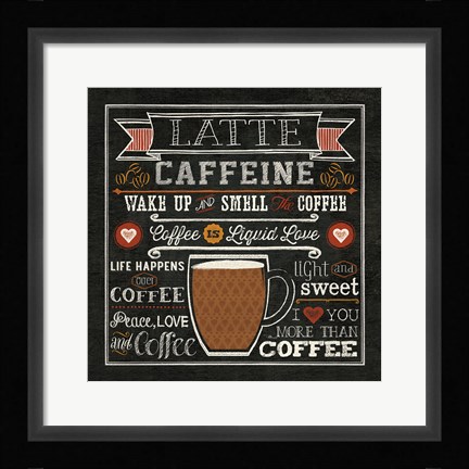 Framed Java Talk II Print