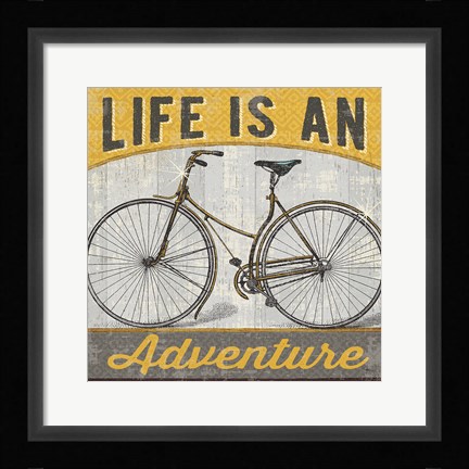 Framed Life is an Adventure Print