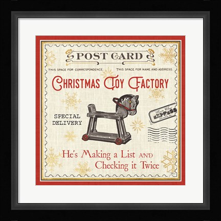 Framed North Pole Express III Print