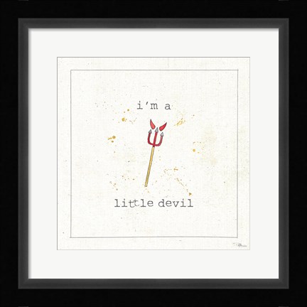 Framed Opposites Cuties XII color Print