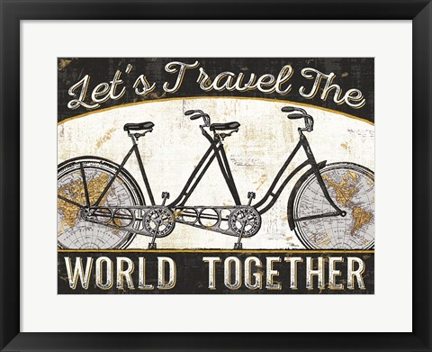 Framed Worldride III Print