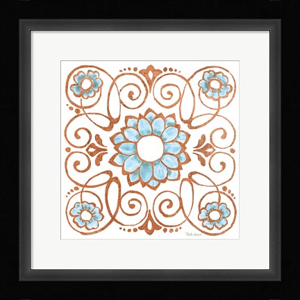 Framed October Garden XII Print