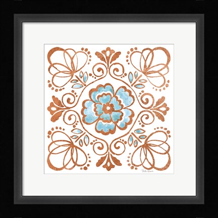 Framed October Garden X Print