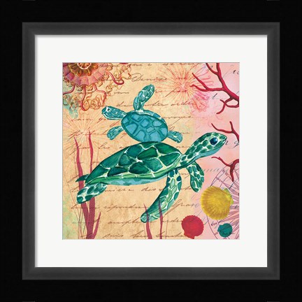 Framed Tropical Underwater IV Print