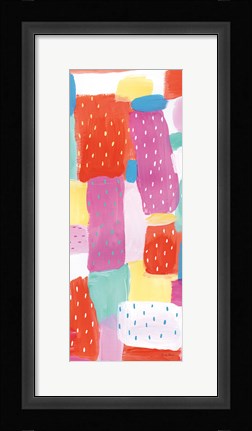 Framed Happy I Spots Crop Print