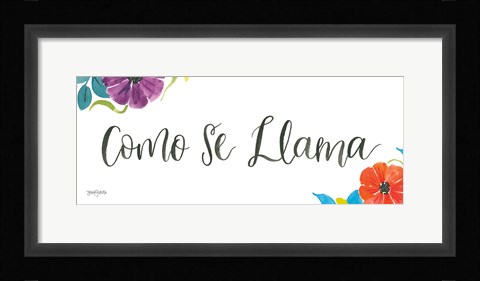 Framed La La Llama VI Print
