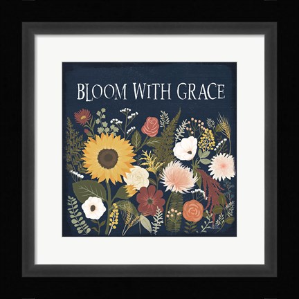 Framed Autumn Romance II Print