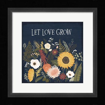 Framed Autumn Romance I Print