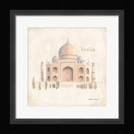 Framed World Trekker IV Print