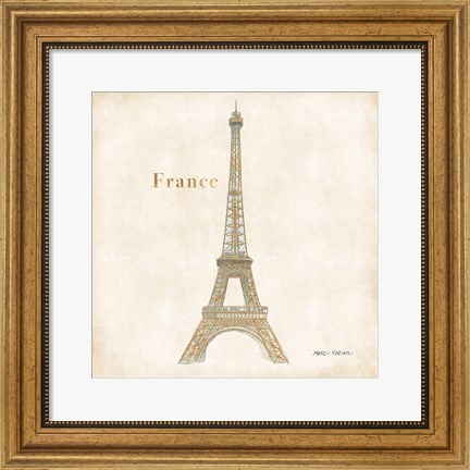 Framed World Trekker III Print