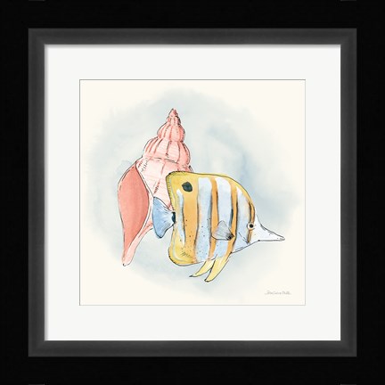 Framed Sea Life I Print