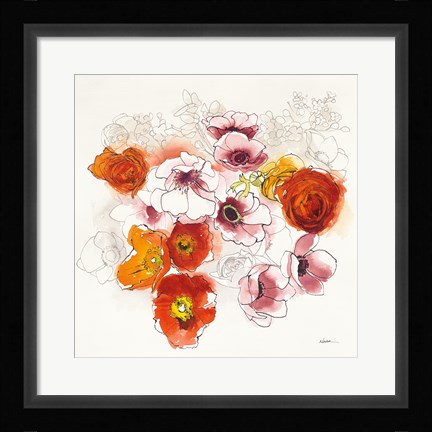 Framed Fall Fleurs Print