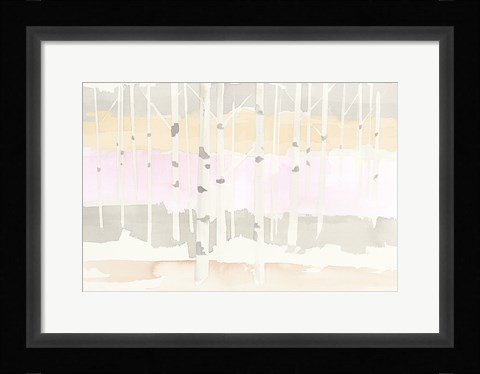 Framed Springlake Aspens Neutral Crop Print