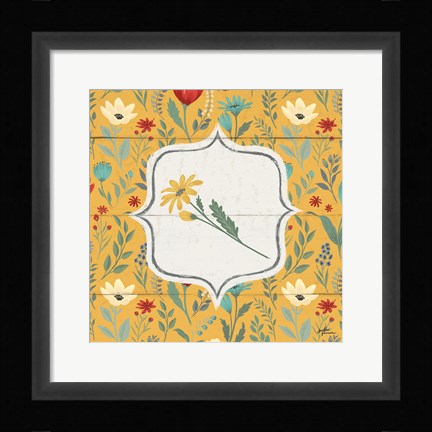 Framed Blooming Thoughts V Flower Print